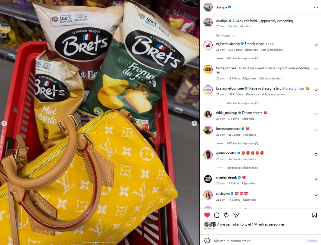 Ce qu&rsquo;une photo Instagram de Dua Lipa révèle de la stratégie de Bret&rsquo;s